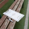 Soccer Strategy Board Portable Clipboard Football Coaching Whiteboard for PE Teachers,