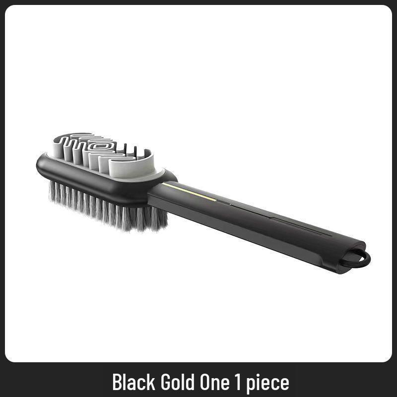 Dual-Sided Soft Bristle Shoe Brush for Stain and Dust Removal - Ideal for Suede and Snow Boots.