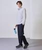 BASIC HOUSE Super Stretch Spandex Elastic Waist Straight Pants_Black