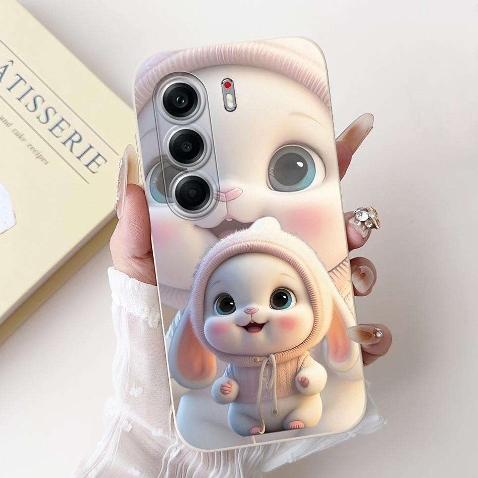 For Tecno Camon 40 Pro 5G CM7 Phone Case Soft Matte Silicone Back Cover Cartoon Cat Landscape Aesthetic Pattern Coque Cases