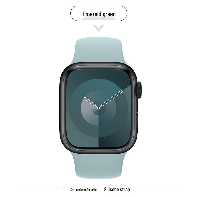 Kompatibles Silikonarmband für Apple Watch Series 8, 9, 10 und 11 - Neues Standardmodell für Mädchen (S)