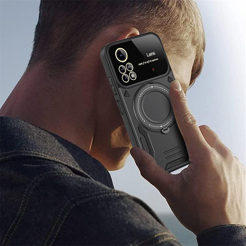 Pro Poco X4 Pro 5G Pouzdro Magnetický Kroužek Pancéřové Kryty Telefonu pro Poko Little X4 X 4 Pro X4pro Pocox4pro Ochrana Fotoaparátu Zadní Kryt