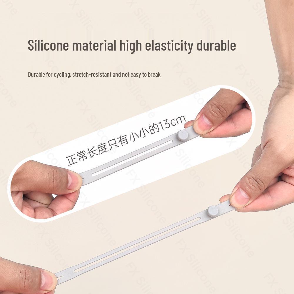 Stretchable Silicone Keychain and Toy Cord