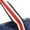 GUCCI 189665 hysteria logo Vertical Tote Bag, Shoulder Bag Nylon Navy/Red
