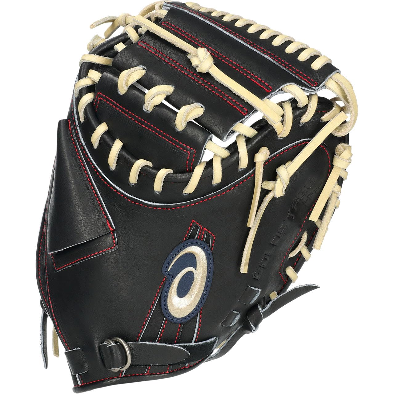 

ASICS GOLDSTAGE Hard Baseball Gloves Unisex Adult 007 LH I-PRO Catcher s (3121B381) (Black/G Camel)