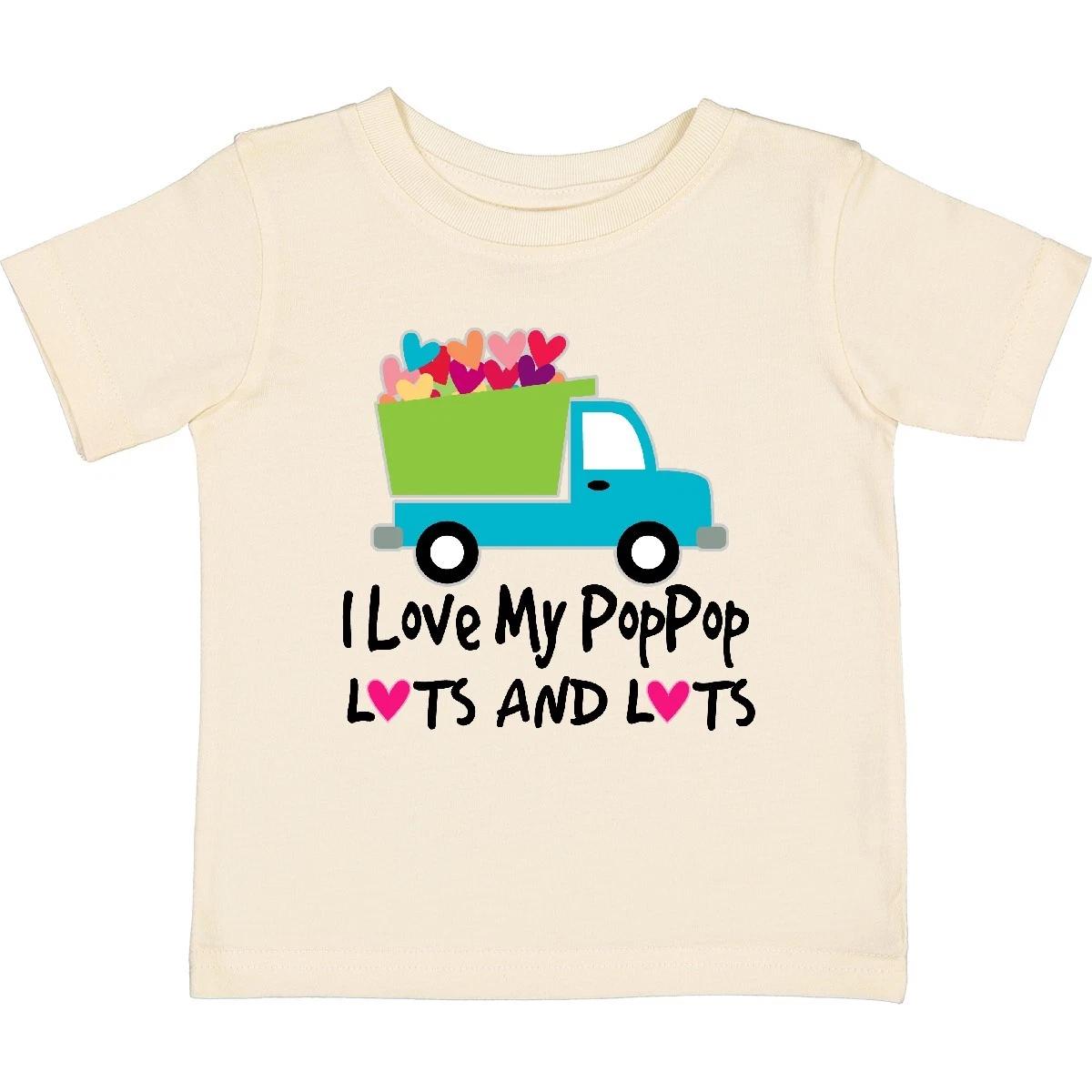 Inktastic I Love My PopPop Baby T-Shirt Gift From Grandchild Childs Cute Grandpa 140