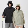 UPF10 + couple sunscreen clothes men's and women's summer light and breathable UV-proof outdoor casual hooded sunscreen jacket