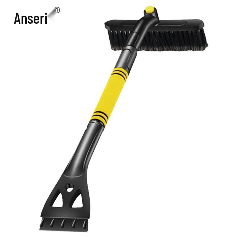 Ansairei 3-in-1 Snow Shovel, Ice Scraper & Brush