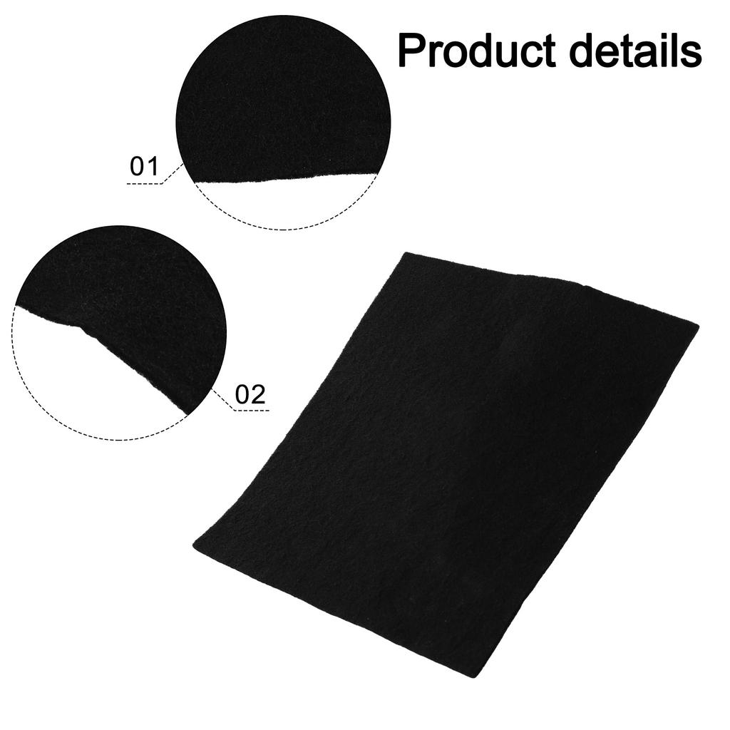 Extended Durability and Freshness Cotton Activated Carbon Air Filter for Household Kitchen Range Hood 230x250x5mm