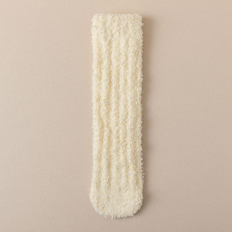 Coral Fleece Thermal Maternity Socks for Women - Winter & Fall Edition Thickened & Fleece-Lined Loose-Fit Floor Socks for Home & Sleep