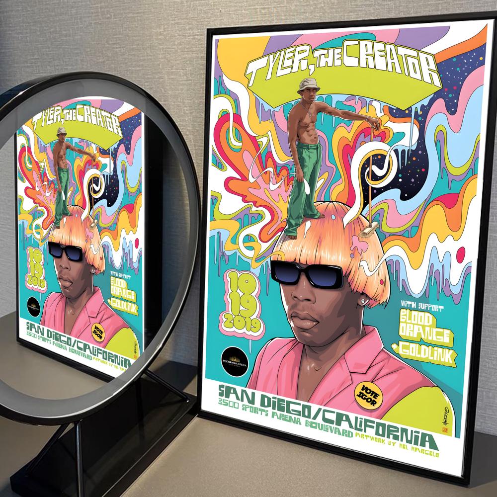 Flower Boy Tyler The Creator Poster Home Furnishing Highend Kraft paper Poster Wall Painting Study Home Living Room Decoration