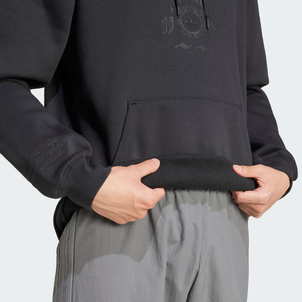 adidas Originals Long Sleeve Hooded Solid Color Sweatshirt Men Sweatshirt IZ2566