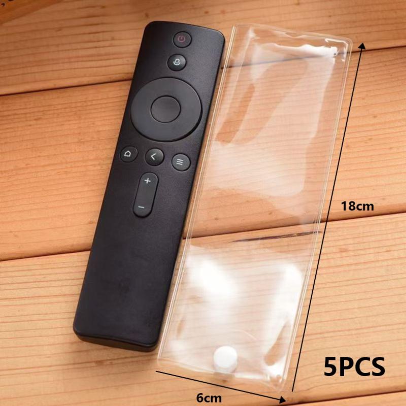 5 Stück Transparente Universelle Fernbedienung Hülle Staubdichte Abdeckung Klimaanlage TV Fernbedienung Wasserdichte Tasche Schutzhülle