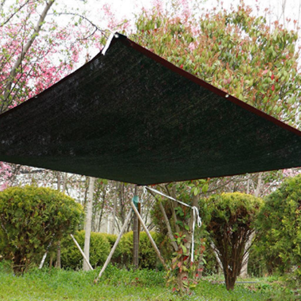 Black Shade Cloth Durable Garden Sun Shade Netting Antifreezing Sun Shade Cover for Pergola