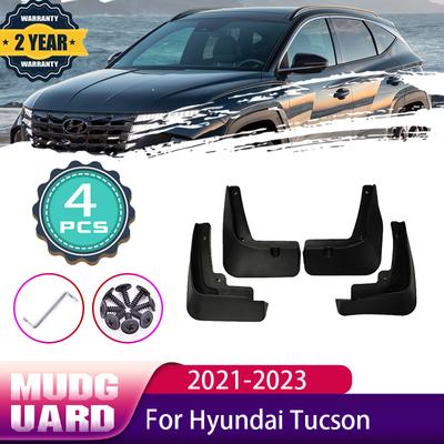 For Hyundai Tucson NX4 MK4  2022 2023 Front Rear Wheels Splash Mud Guards Mudflap Mudguard Fender Car