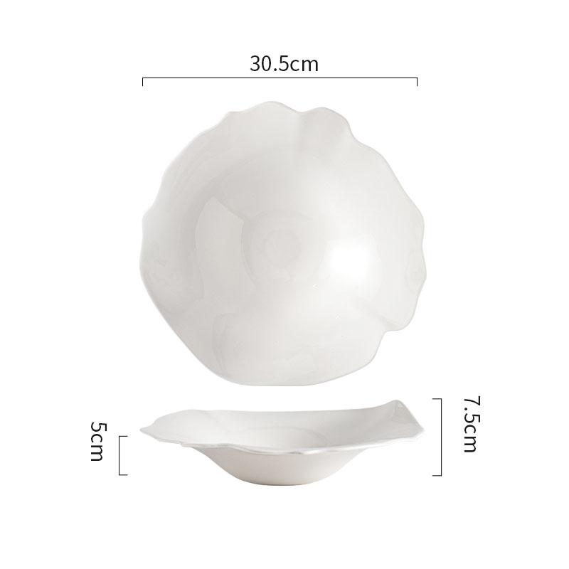 

Креативная нестандартная керамическая суповая тарелка, глубокая тарелка для ресторана, десертная тарелка, тарелки для спагетти, салатные тарелки, специальная столовая посуда