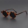 Fashion Luxury Brand Sunglasses Men Round Retro Sun Glasses Trendy Steampunk Designer Sunglasses Y2K Thick Frame Women UV400
