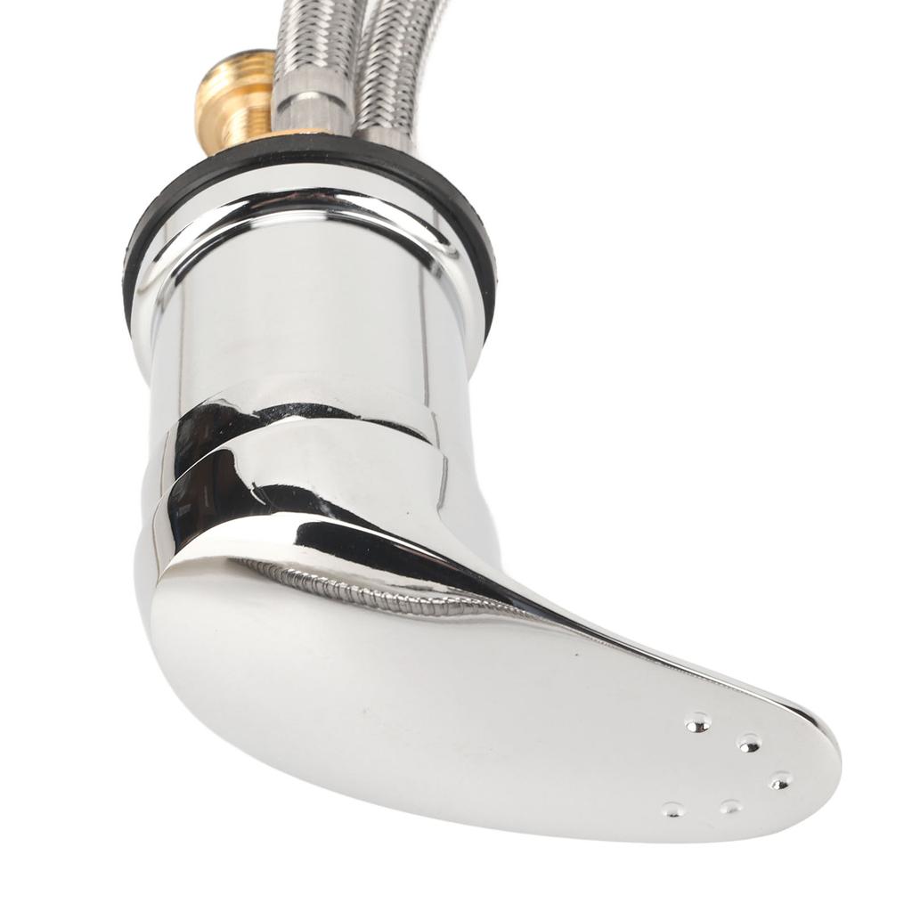 Shampoo-Bett Armaturen-Set Keramikventil Gute Abdichtung Heiß Kalt Shampoo-Bett Armatur Sprayer-Set