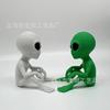 Alien statue ornament home desktop decoration figurine handicraft Christmas garden ornament