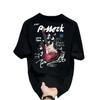 Trendy Brand Short-Sleeved Cotton T-Shirt Men'S And Women'S Printing Trend High-Quality Versatile Crew Neck T-Shirt