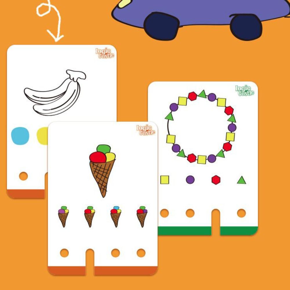 Early Educational Logic Key Thinking Training Matching Game Key Thinking Puzzle Toy  Kids