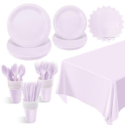 Dinner Plate Set  Paper Plate Children's Birthday Party Decoration Supplies
