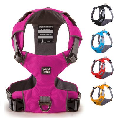 Nylon Dog Harness Soft Breathable No Pull Dog Harness Vest Adjustable Pet Harnesses Leash For Small Medium Large Dogs