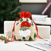 Creative Christmas tote bag three-dimensional doll candy bag bundle pocket decoration gift bag