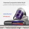 JIMMY JV35 Bed Vacuum for Mattress with UV Light, Powerful Vacuum 14 kPa, Double Cyclone Filtration, 99.99% Mite Removal - Grey