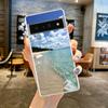 Niebieskie niebo plaża dla Google Pixel 8 7 6 Pro 6A 5 4 5A 4A 3A XL 5G etui na telefon silikonowy odporny na wstrząsy miękki przezroczysty pokrowiec Fundas