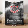 Name Custom Corinthians Print Flannel Blanket High Quality Warm Comfortable Cover for All Seasons Perfect for Gifts Home Decor