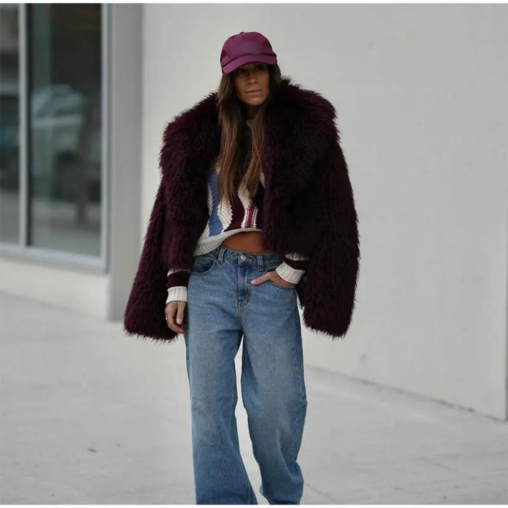 Imitation Short Beach Wool Women Fox Fur Coat New Autumn Winter Warm Fur Coat Faux Temperament Elegance Women for Coat