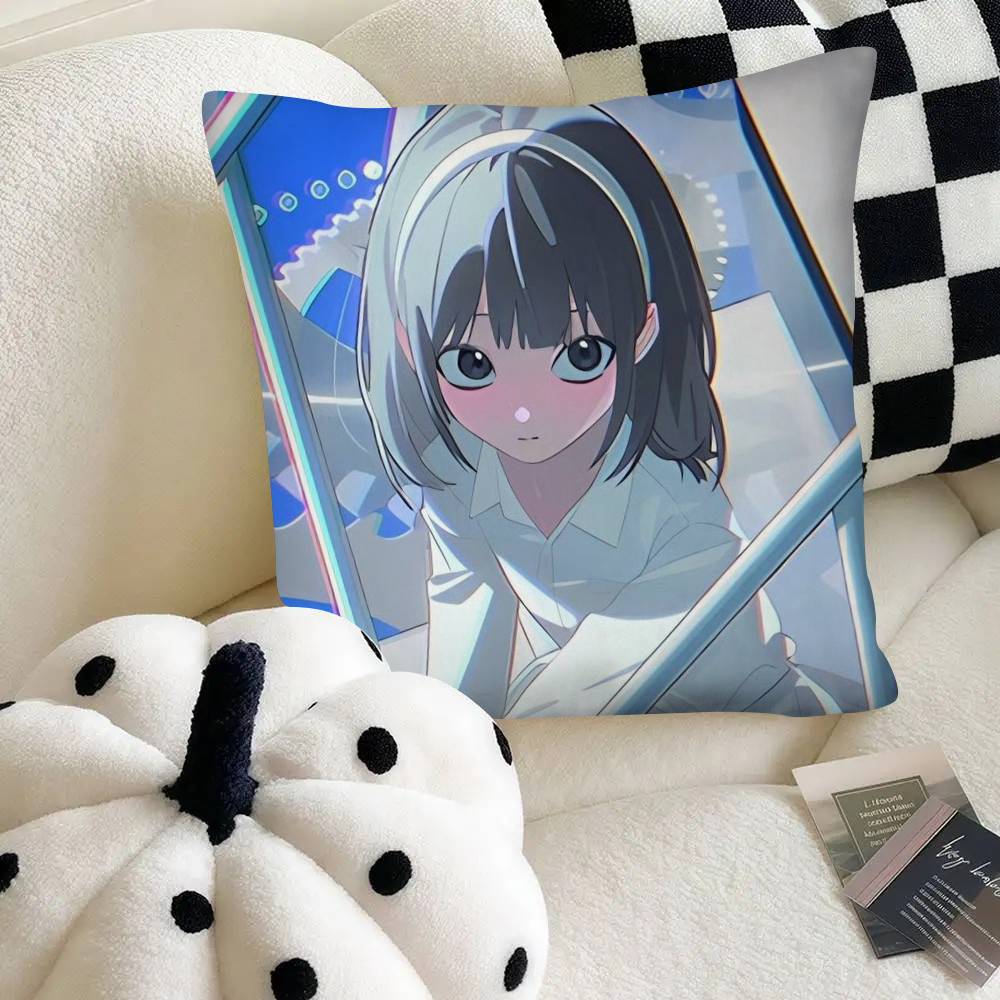Carino Link Click Cheng Xiaoshi Lu Guang Qiao Ling Federa Moda Federa Quadrata Camera da Letto Divano Stanza Decorazione Ins Tempo Libero