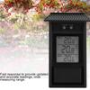 Digital Hygrometer Indoor ThermometerWaterproof tester temperature controller(Black)