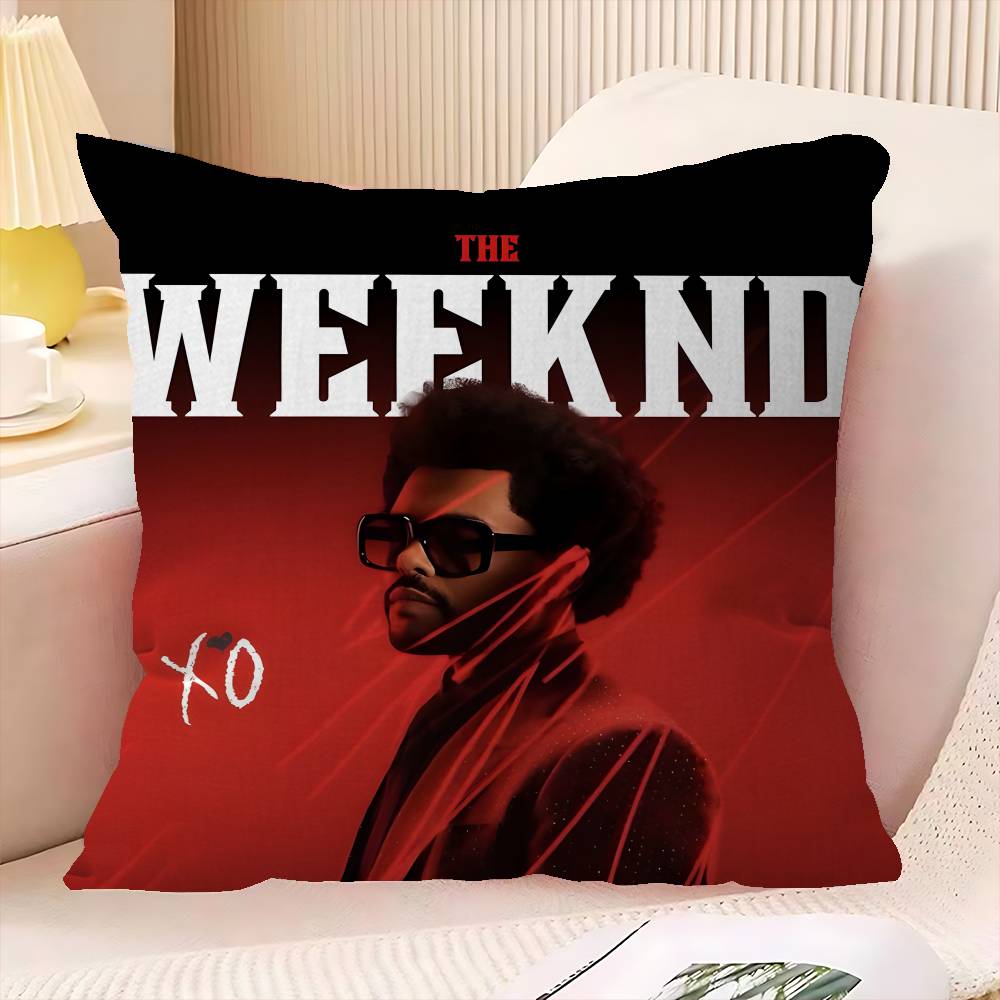 Classic Singer The WWeeknd Maple Design Cushion Cover Happy Autumn Harvest Decor Holiday Decorati Pillow Cover