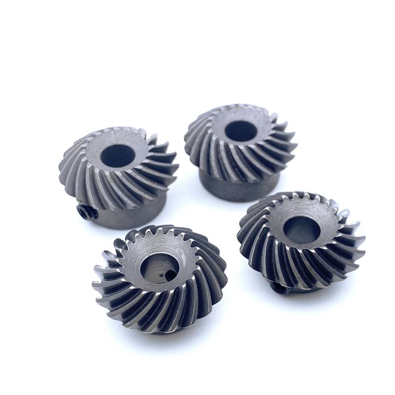 1:1 Spiral Helical Bevel Gear 1M 20T 6/8/10mm Car Model Differential DIY Steel Gear 90 Degree Installation