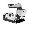 For PS VR2 Charging Station Display Stand with LED Light Controller Charger Compatible with Playstation 5 Gamepad Handle VR Headset