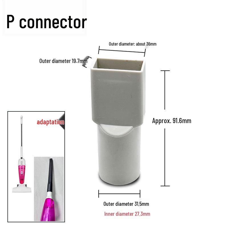 Universal Vacuum Cleaner Hose Connector & Reducer Adapter