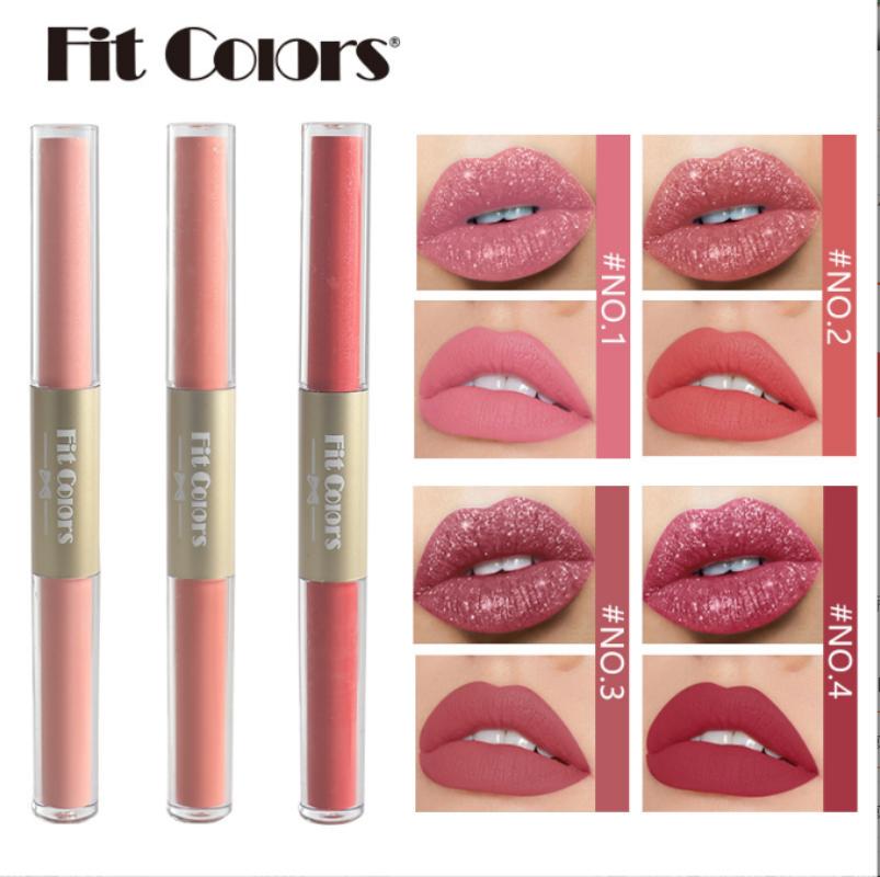 Třpytivá rtěnka Waterproof Liquid Lip Glaze Oil Shimmer Lipstick Makeup Jelly Lip Gloss Lesklý lesk na rty Rtěnka Matte Lip Glaze