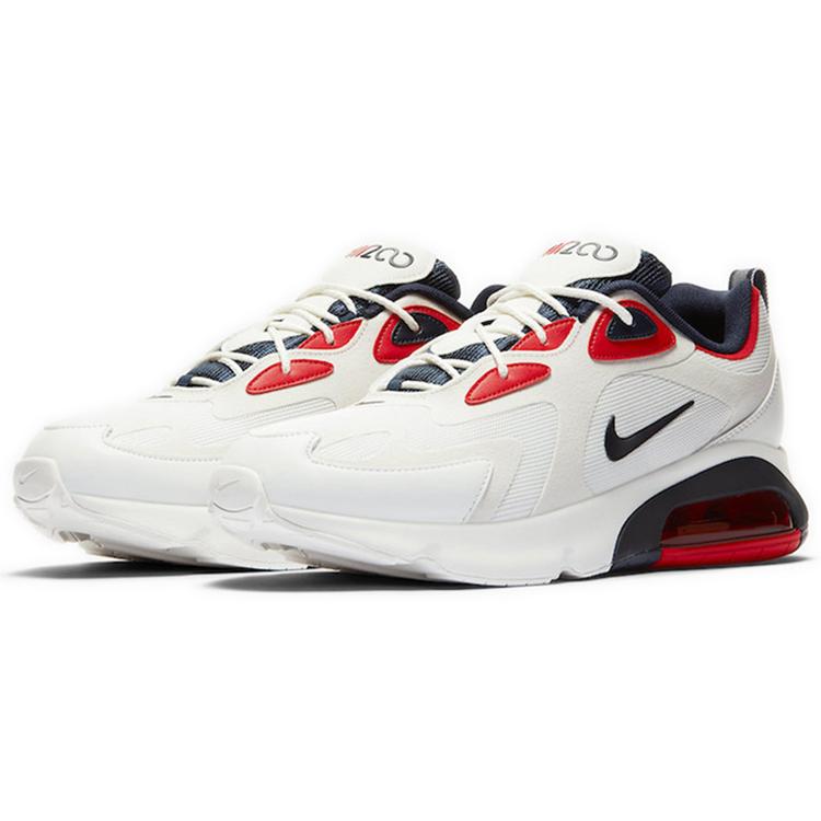 Nike Air Max 200 White Red Obsidian CT1262-101