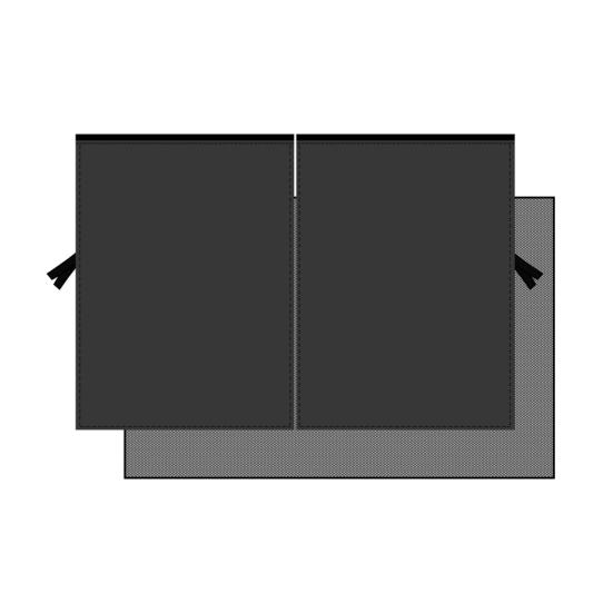 Car Side Window Sunshade Cover Double Layer Car Privacy Curtain Strong Magnetic Adsorption Simple Installation UV-Proof Auto Windshield Sunshade