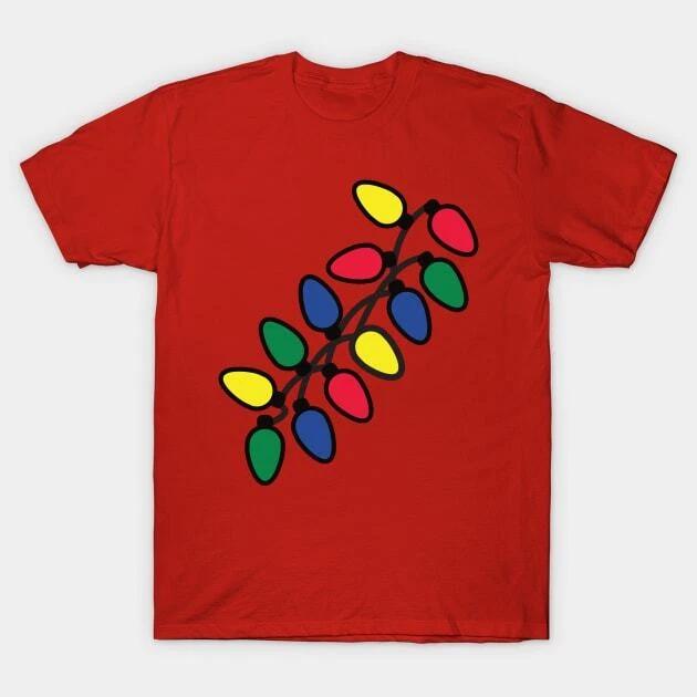 Christmas Tree Lights Made in Australia T-Shirt S