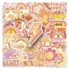 50 Hippie Graffiti Stickers Personalized Boho Decorative Mobile Phone Case Suitcase Stickers