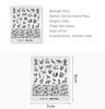 kads Nail Art Stamping Plates Zoo 022 Manicure Template Stainless Steel Nail Printing Stamp Stencil Tool for Nail DIY