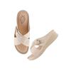 Shoetopia Comfortable Cream Doctor Sole Heels For Women & Girls /Eu38