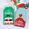 100pcs DIY Xmas Decoration Kraft Paper Christmas Labels Hang Tags Kraft Tag Gift Wrapping