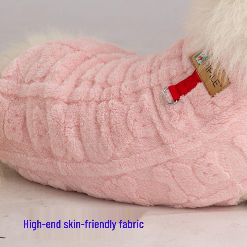 Dicke Warme Weste für Hunde und Katzen - Herbst-/Winter-Pyjama für kleine, mittelgroße und große Rassen wie Golden Retriever, Samojeden und Teddyhunde