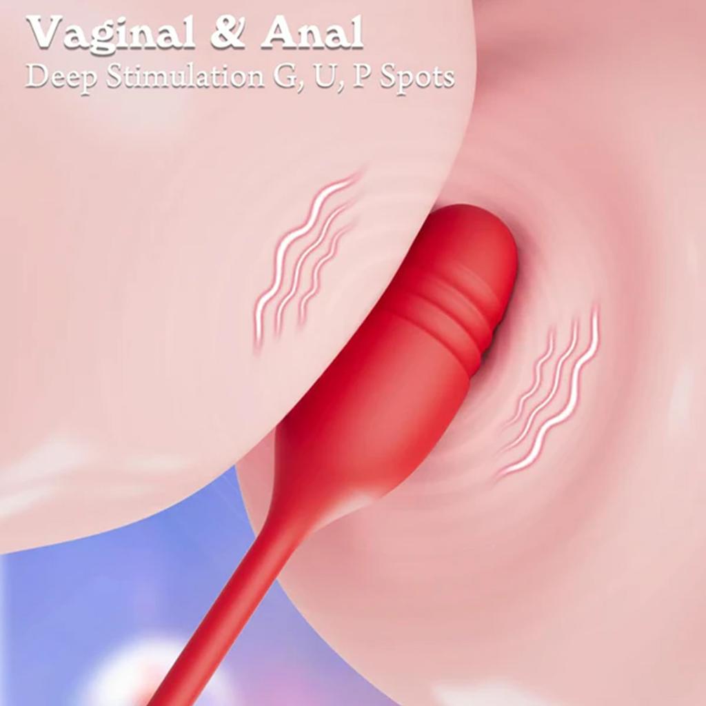 Female Sex Toys Sucking Vibrator Clitoral Vagina Vagina Pump Tongue Vibrator, 5 Vibrations and 10 Sucking Modes, Female Couples Sex Toys and Games