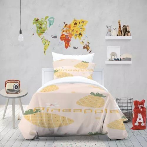 Comforter Pineapple Bed Decoration First Choice Gift Suitable For Children Boys Girls And Adults Soft Warm And Breathable