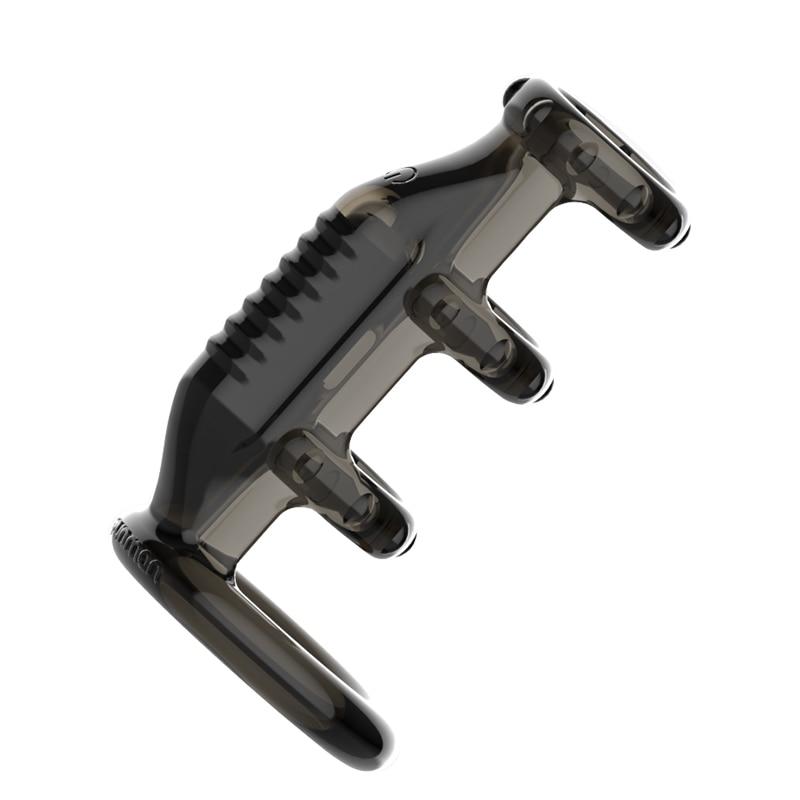 Penis Vibrating Ring Lasting Enlarge Cock Stimulate Massage Clitoris Anal Bondage Rings Sex Toys For Men Fetish Couples Sexual